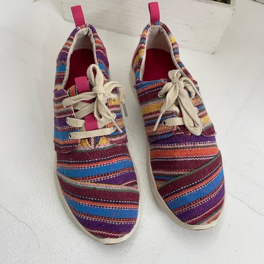 Toms Multicolor Striped Women's Sneakers
